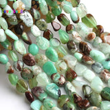 Natural Australian Chrysoprase Green Jades Beads 15in Strand