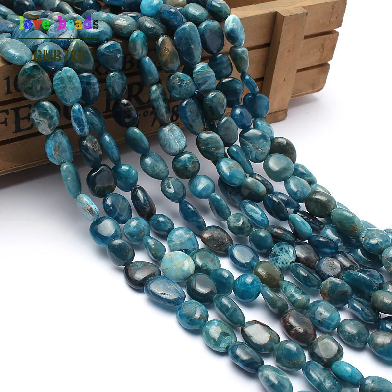 Natural Apatite Beads 15inches for Jewelry Making