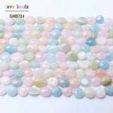 Irregular 8-10mm Morganite Stone Beads for Jewelry Making
