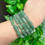 8*11mm Green Aventurine Jades Faceted Beads