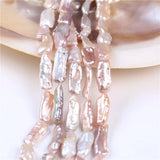 8-11mm Freshwater Biwa Irregular Shape Pearls for Jewelry Making