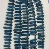 Natural Apatite Semi-Precious Stone Beads 8-12X20-45mm