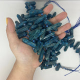 Natural Apatite Semi-Precious Stone Beads 8-12X20-45mm