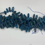 Natural Apatite Semi-Precious Stone Beads 8-12X20-45mm