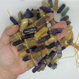 Colorful Fluorite Beads for Jewelry Making DIY