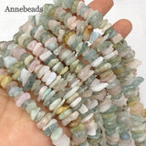 Morganite Freeform Stone Bead Chips 8-12mm for Jewelry Making