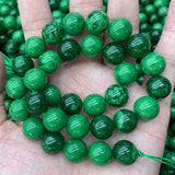 8-12mm Green Strawberry Quartz Beads 15'' DIY Loose Beads