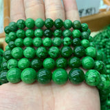8-12mm Green Strawberry Quartz Beads 15'' DIY Loose Beads