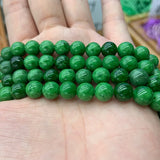 8-12mm Green Strawberry Quartz Beads 15'' DIY Loose Beads