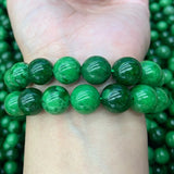 8-12mm Green Strawberry Quartz Beads 15'' DIY Loose Beads