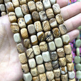 8*12mm Tiger Eye Jades Square Spacer Beads for Jewelry Making