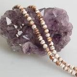 8-12mm Faceted Brown Tibetan Buddhism DZI Agate Beads 14'' DIY Jewelry Making