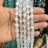 8*12mm Water Droplets Cat Eye Stone Beads Glass String Opal Agate DIY Earrings