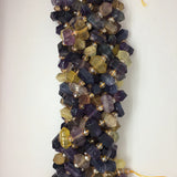 Natural Fluorite Semi-Precious Stone Beads for Jewelry Making DIY
