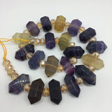 Natural Mineral Crystal Beads for Jewelry Making DIY Bracelet Necklace