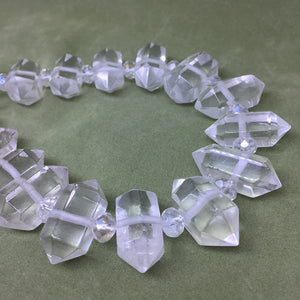 Natural Mineral Crystal Beads for Jewelry Making DIY Bracelet Necklace