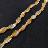 Citrine Faceted Stone Pendant 20-30mm DIY Jewelry Unique