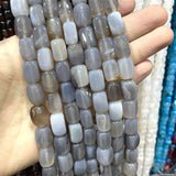 8*13mm Multicolor Agates Square Shape Loose Beads for Jewelry Making