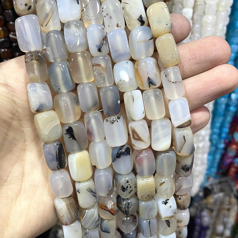8*13mm Multicolor Agates Square Shape Loose Beads for Jewelry Making