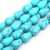 8~14mm Malachite Sandstone Agate Crystal Drop-shaped Loose Beads