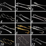 Tibetan Silver Curved Bookmarks Charms Findings DIY Jewelry Making