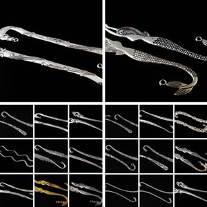 Tibetan Silver Bookmarks Charms Findings DIY Necklace Jewelry Making