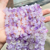 8-15mm Amethyst Cluster Bead Rough Stone for Jewelry Making