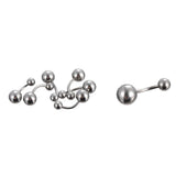 Stainless Steel Curved Body Piercing Jewelry Lot