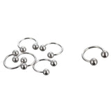 Stainless Steel Curved Body Piercing Jewelry Lot