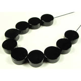 8-16mm Button Coin Agates Beads Natural Stone Beads For Jewelry Making 15 inch
