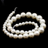 8-16mm Round South Sea Shell Pearl Beads Strand 18 inch