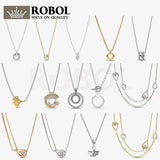 High Quality 100% Sterling Silver Mother's Necklace Women Jewelry