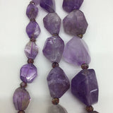 Purple Amethyst Stone Beads Gemstone Jewelry Making DIY