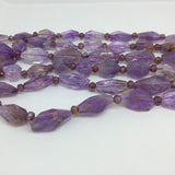 Purple Amethyst Stone Beads Gemstone Jewelry Making DIY