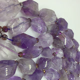 Purple Amethyst Stone Beads Gemstone Jewelry Making DIY