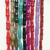 8*25MM Muslim Rosary Tasbih Buddha Tower Natural Stone Bead Necklace