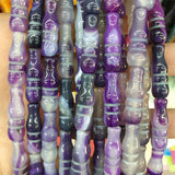 8*25MM Muslim Rosary Tasbih Buddha Tower Natural Stone Bead Necklace