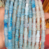8*25MM Muslim Rosary Tasbih Buddha Tower Natural Stone Bead Necklace