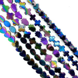 8-25mm Colorful Shell Beads Butterfly Palm Love Loose Beads