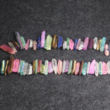 Druzy Crystal Quartz Necklace Pendant Reiki Healing Chakra Jewelry