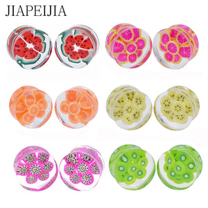 8-30mm Fruit Acrylic Ear Tunnel Plug Gauge