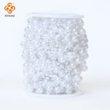 8+3mm Pearl Bead Chain 30m Pearl String Rolled Bead Chain DIY Needlework Jewelry
