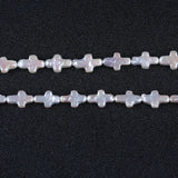 8.5x13x3.5mm Cross Pearl Freshwater Pearl Strand