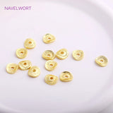 18K Plating Arc Stripe Spacer Beads for Jewelry Making