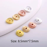18K Plating Arc Stripe Spacer Beads for Jewelry Making