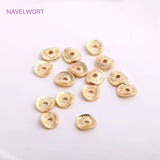 18K Plating Arc Stripe Spacer Beads for Jewelry Making
