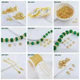 8.5mm Flower Bead Caps 18K Plated Brass Metal for DIY Jewelry Making