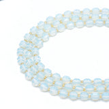 Opalite Faceted Beads, Double Terminated Points Loose Gemstone Beads