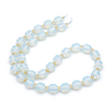 Opalite Faceted Beads, Double Terminated Points Loose Gemstone Beads