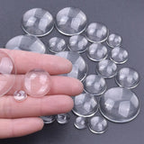 Clear Glass Cabochons for DIY Jewelry Making Pendant Bulk